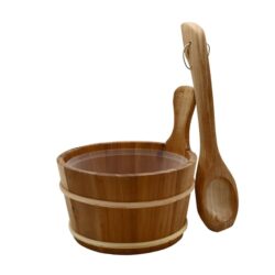 Fata og ausa ómeðhöndlaður viður