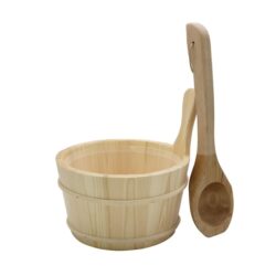 Fata og ausa ómeðhöndlaður viður